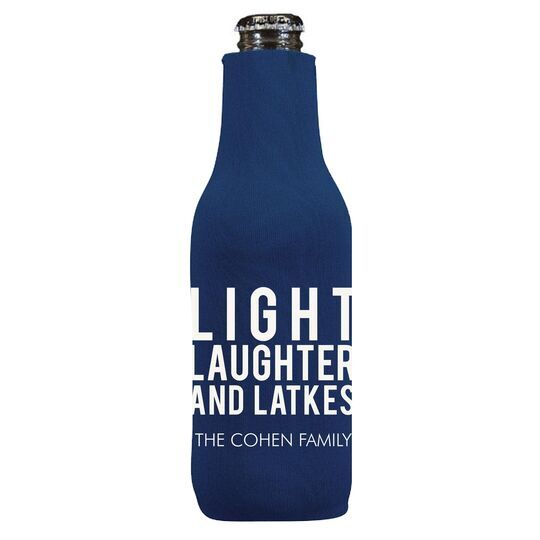 Light Laughter And Latkes Bottle Huggers